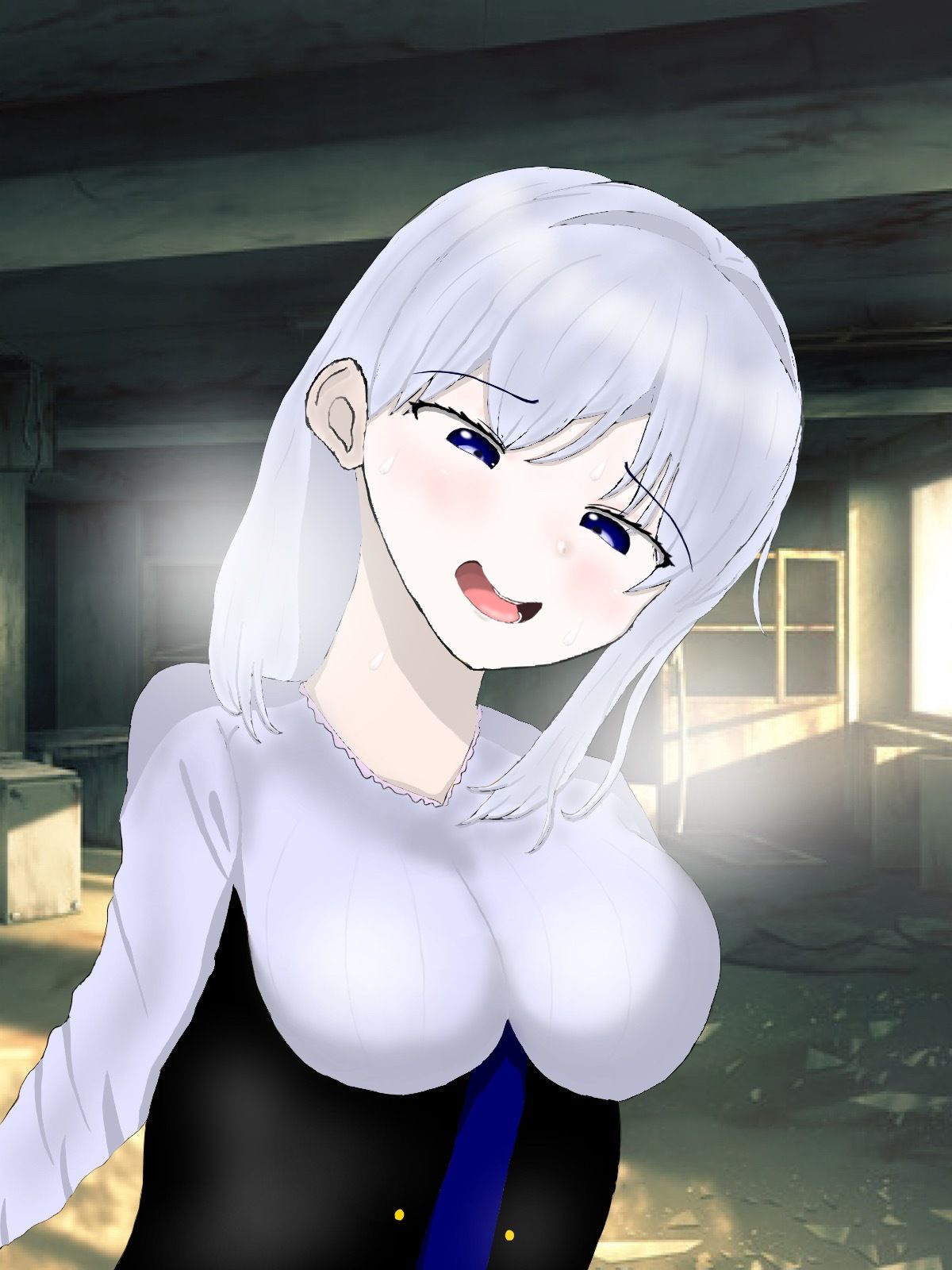 サンプル画像2:美少女 踏みつけ CG集(白コリ) [d_676848]