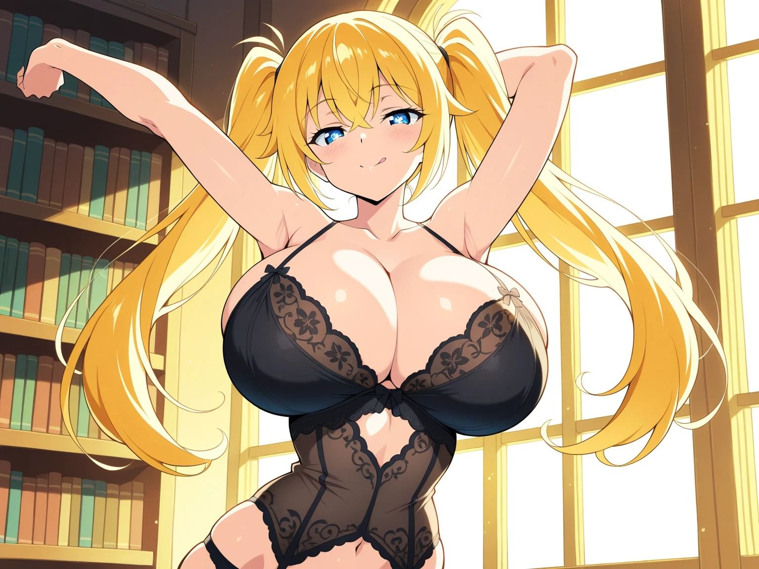 ここは爆乳娘が集まる図書館 画像9