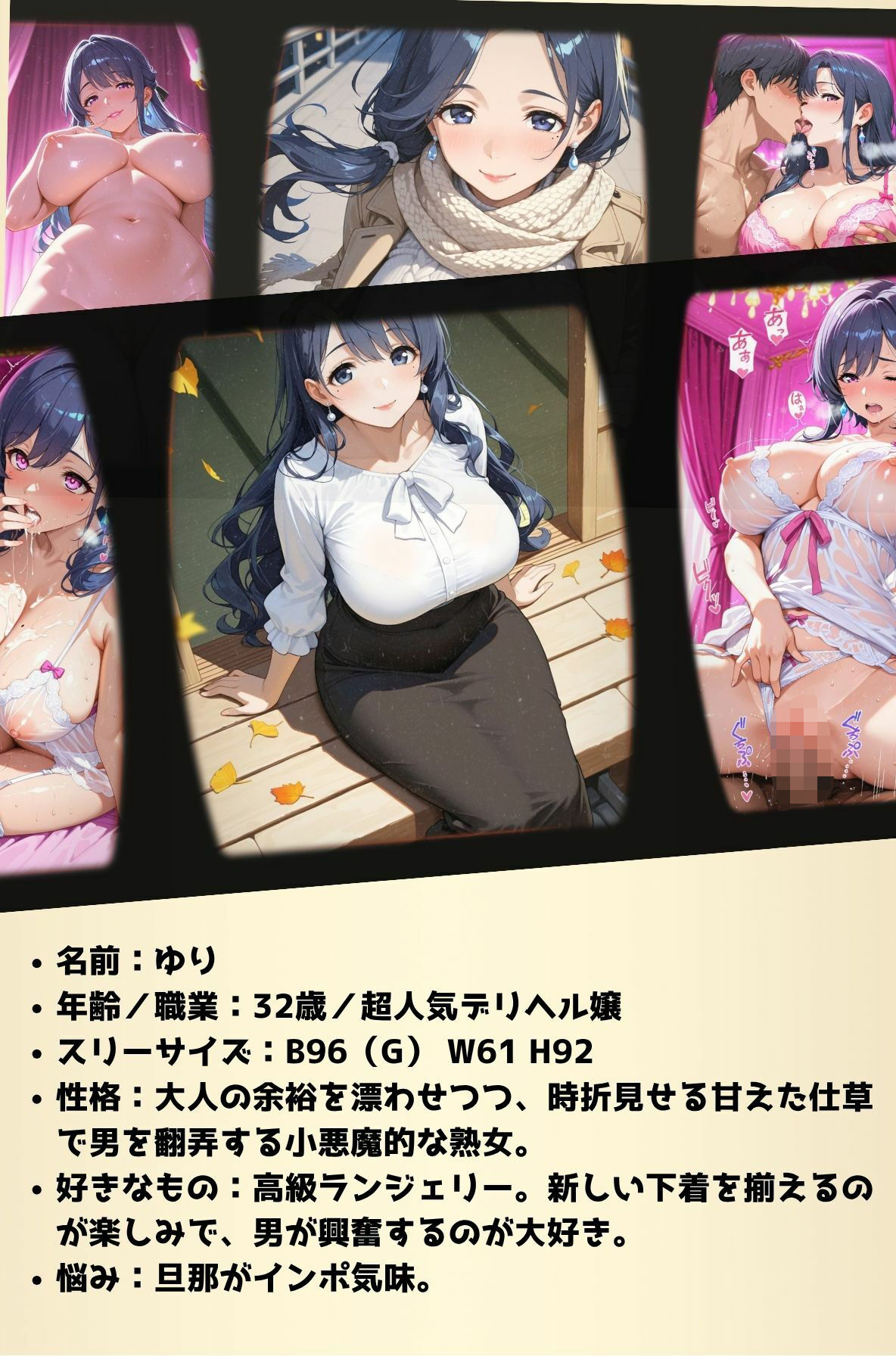 【大ボリューム500枚】超人気デリヘル嬢のゆりさんとの極上の180分 画像1