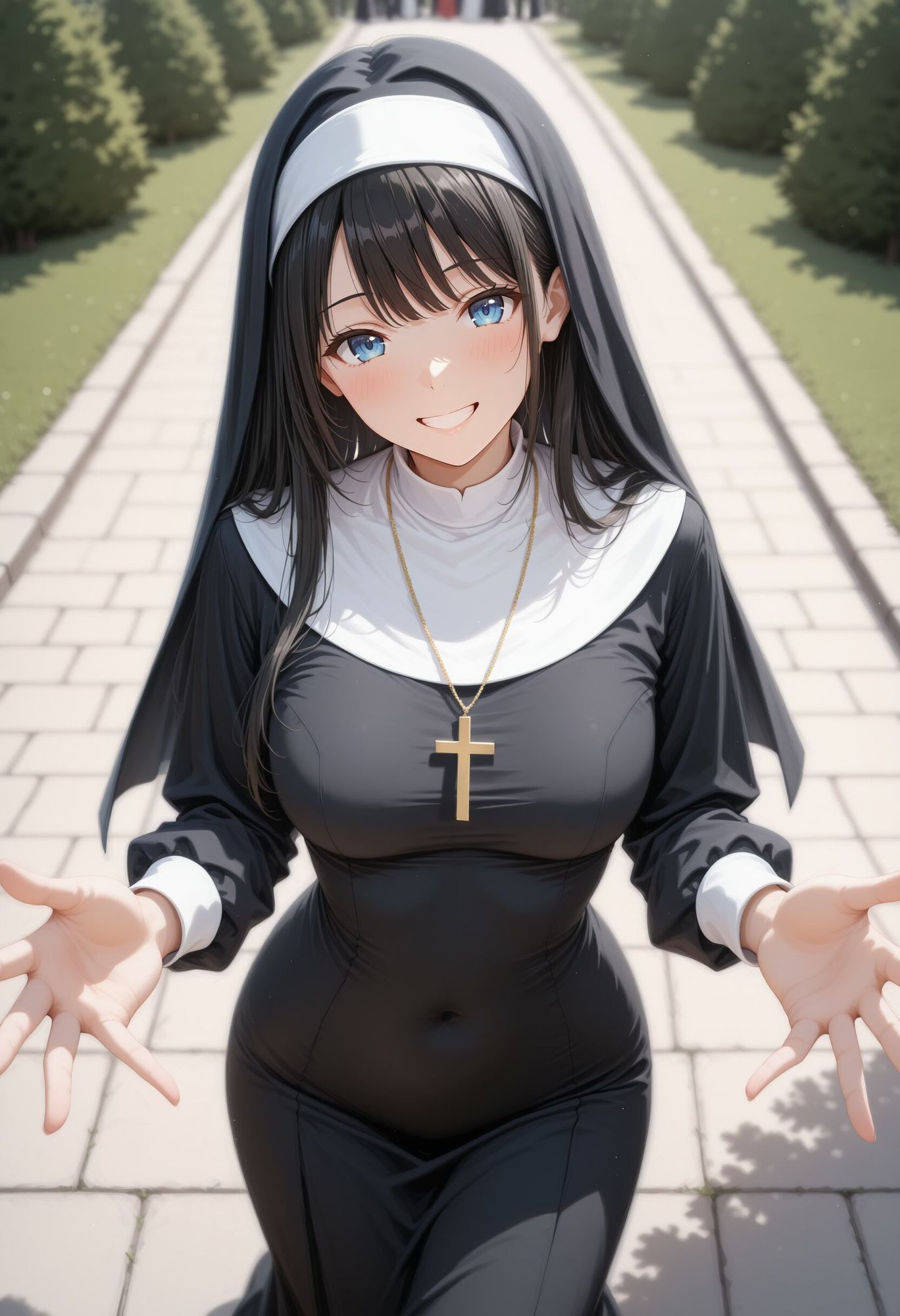 サンプル画像1:社会人コスプレイヤーの秘密ラブホ撮影会 シスター編(ゆめ花ろう) [d_677026]