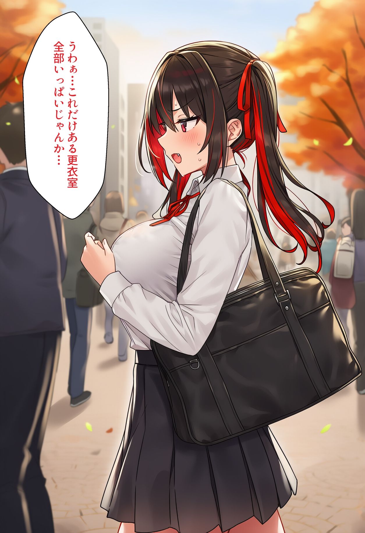 ［AI生成イラストCG集］ハロウィンのコスプレで仮留め衣装がほどけちゃうCG集 しそ@SISO_r18 エロ画像4