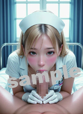 びっちナースの咥えて健康チェック 画像2