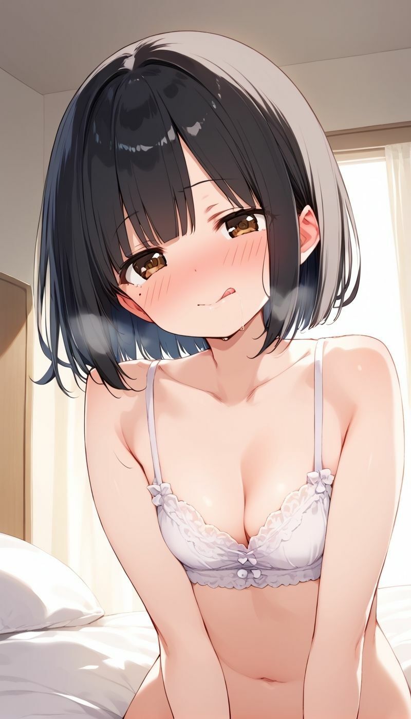 サンプル画像4:つるぺた妹に種付けセックス(びーなすの庭) [d_677184]