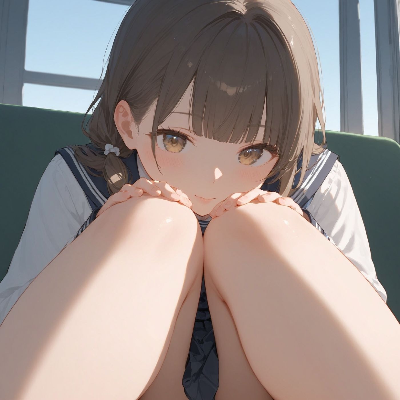 サンプル画像2:ビッチ用レ●プ車両！乗ったら終点まで乗り継ぎまくってください5【制服美少女の厳選CG376枚収録】(アオとハル) [d_677278]