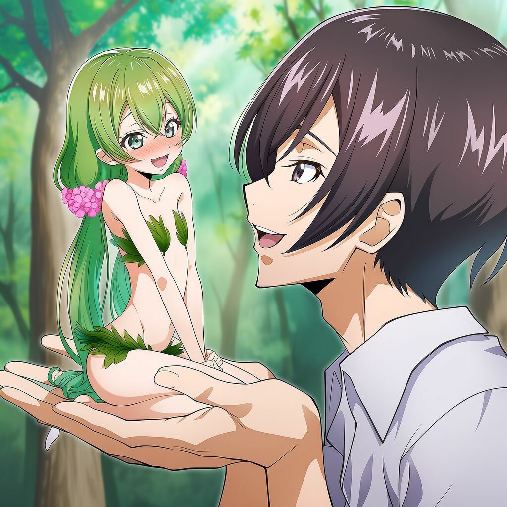 サンプル画像2:自分だけを愛でてほしくなると急成長するドリアード_出会い編(hwd) [d_677279]