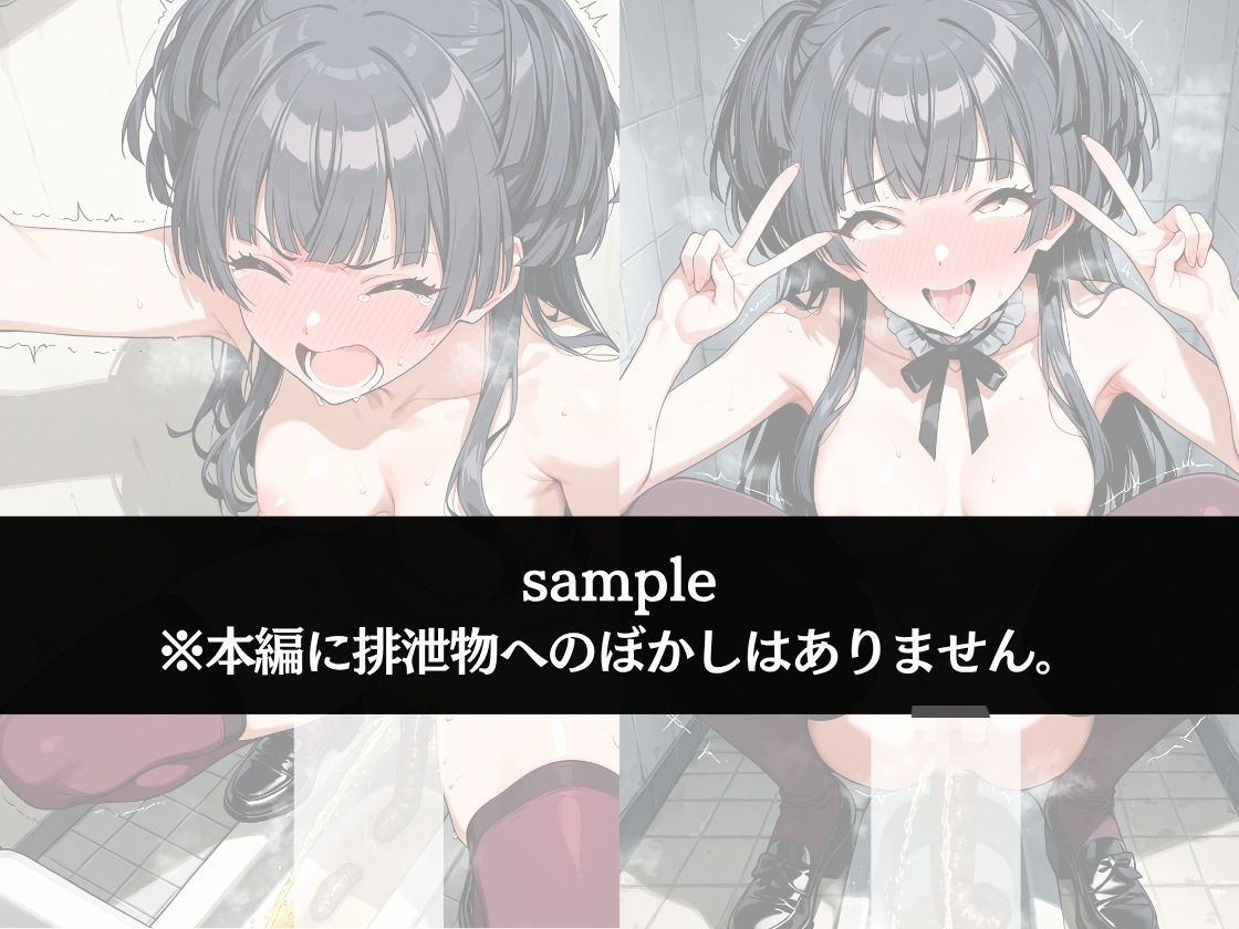 サンプル画像2:極太ウンコトイレ乱入〜絶対に見られたくない姿〜黛冬〇子(極太黄金堂) [d_677339]