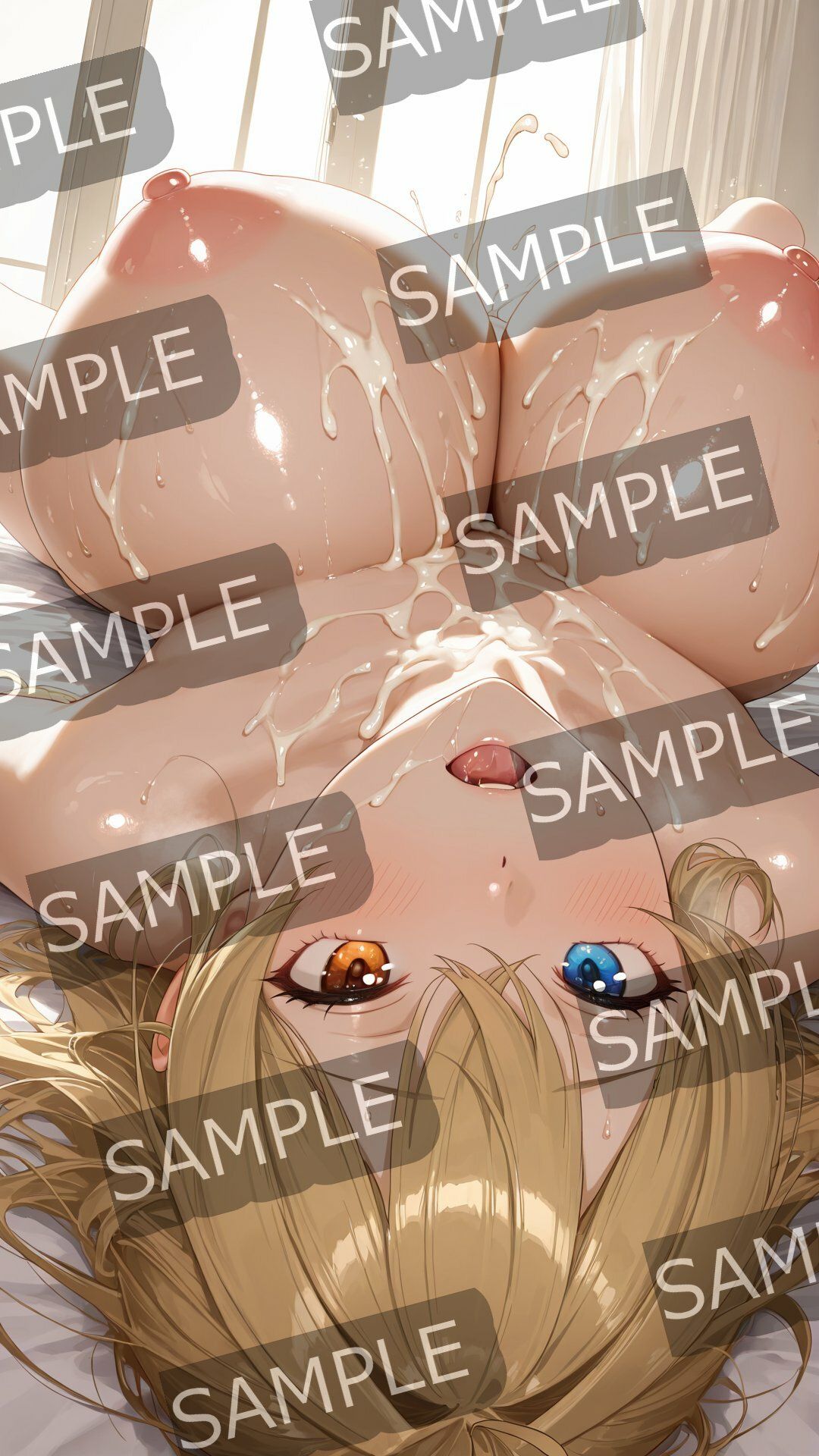 サンプル画像2:オッドアイな女の子327枚セット(半月) [d_677374]