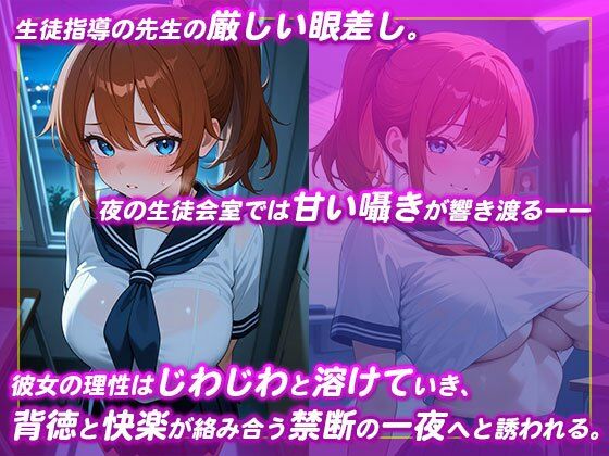 サンプル画像1:性徒指導。巨乳の生徒会長に激しく中出し即ハメ(チュッパサックス) [d_677469]