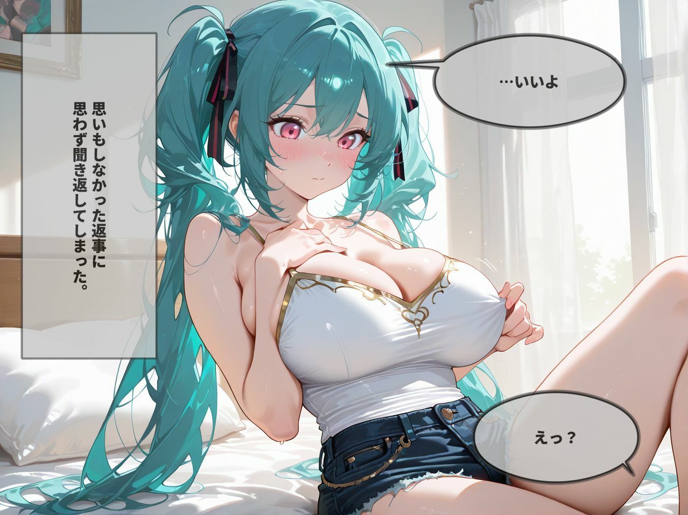 巨乳幼馴染と、試しにヤってみたら。 画像4