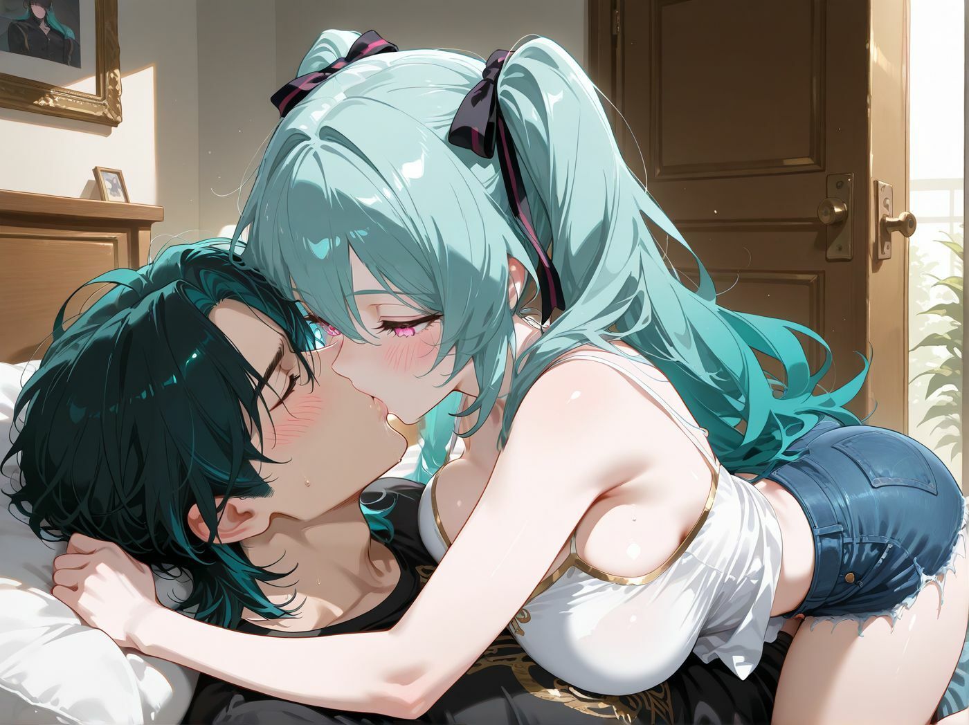 巨乳幼馴染と、試しにヤってみたら。 画像6
