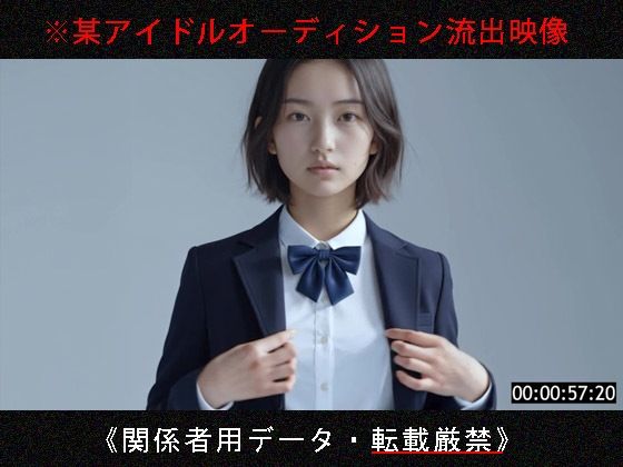 d_677583｜某アイドルオーディション流出映像【No.1009】【Blue Frames】