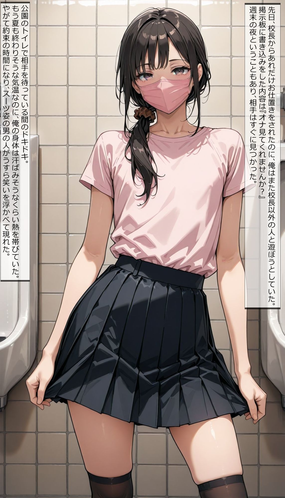 【女装】彩花の場合19 オナ見せ 画像1
