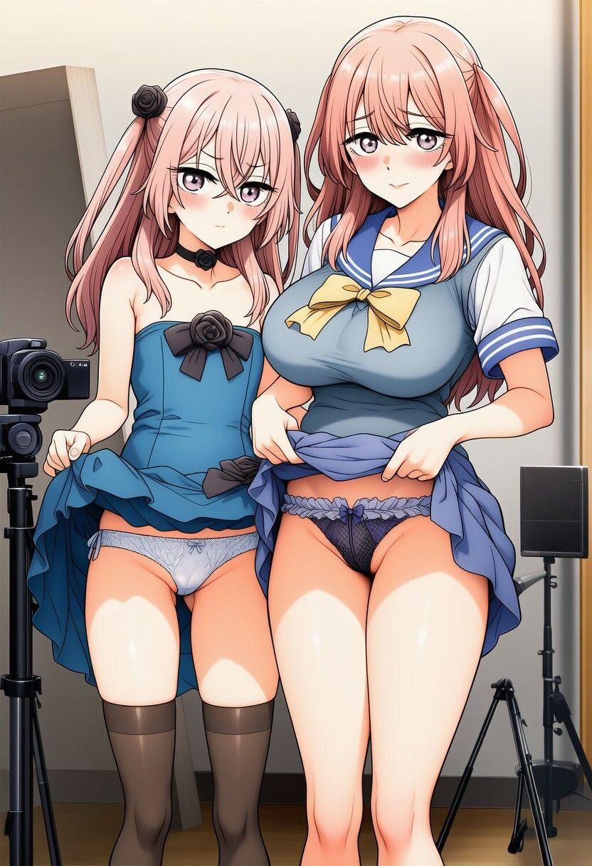 サンプル画像1:美少女姉妹の英知な撮影会(ハーレム神) [d_677798]