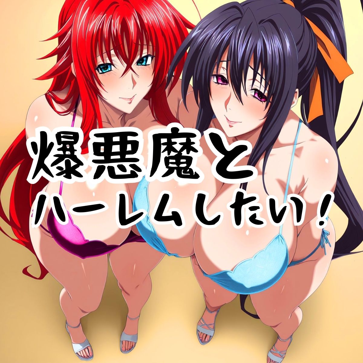 サンプル画像1:両手にハーレム デカパイ悪魔編(ぽるん) [d_677807]