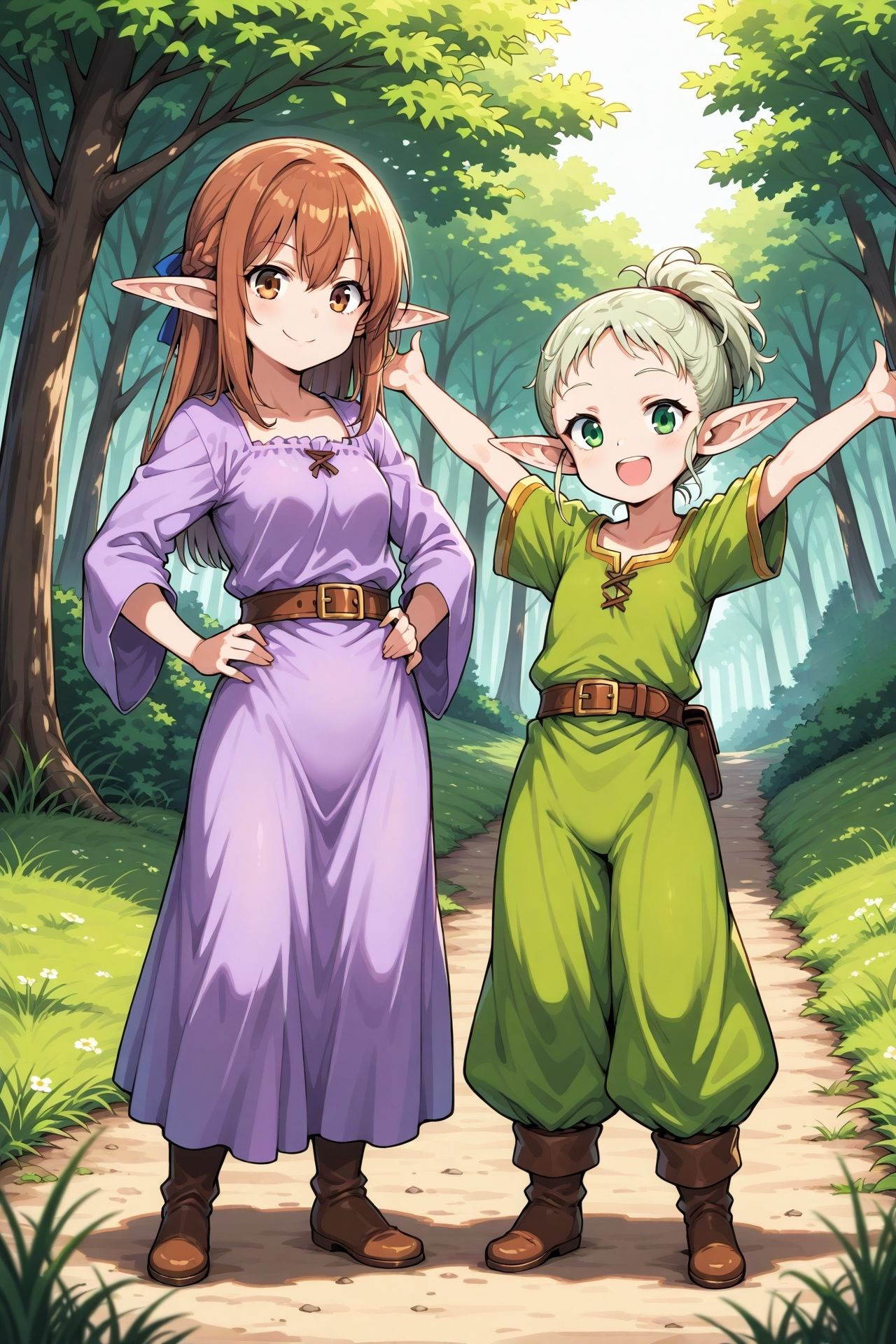 サンプル画像2:エルフの国 滞在記2(ハートパイン) [d_677809]