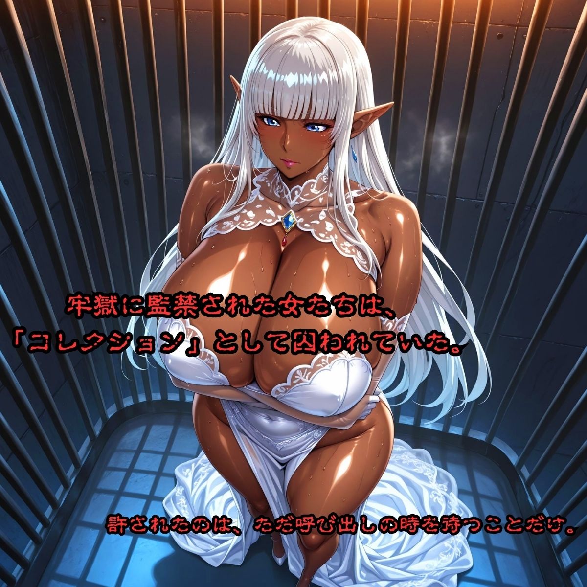 サンプル画像1:牢獄コレクション  ELLONOR(鉄バット仮面) [d_677813]