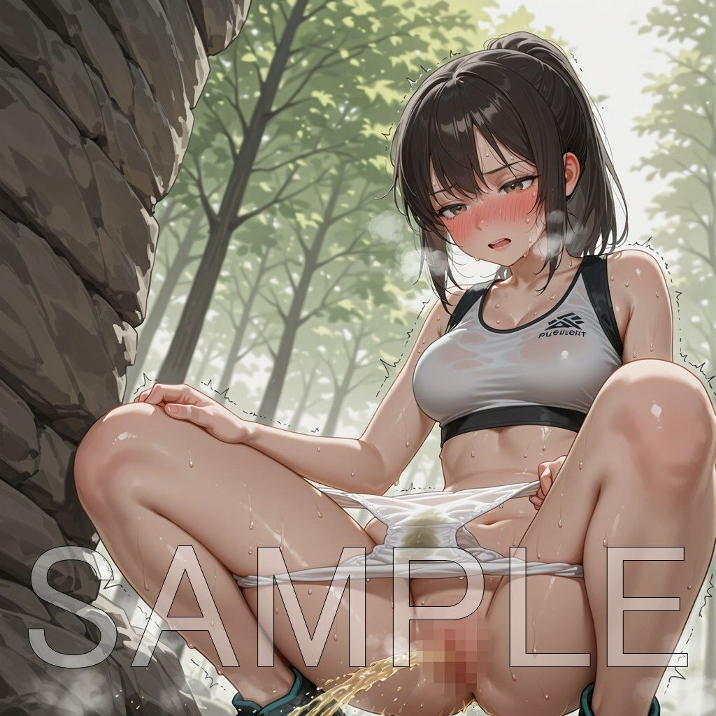 サンプル画像6:スポーツ女子染みパン放尿(はいいろ) [d_677955]