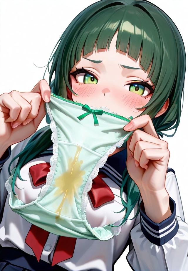 サンプル画像3:脱ぎたて汚パンティを見せてくれる(エロ天使商会) [d_678086]