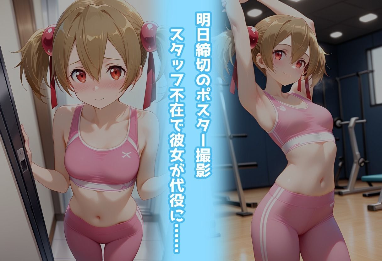 サンプル画像2:スポーツジムでトラブル！？二人で秘密の撮影会〜シリカ編〜(アイポスラボ) [d_678118]