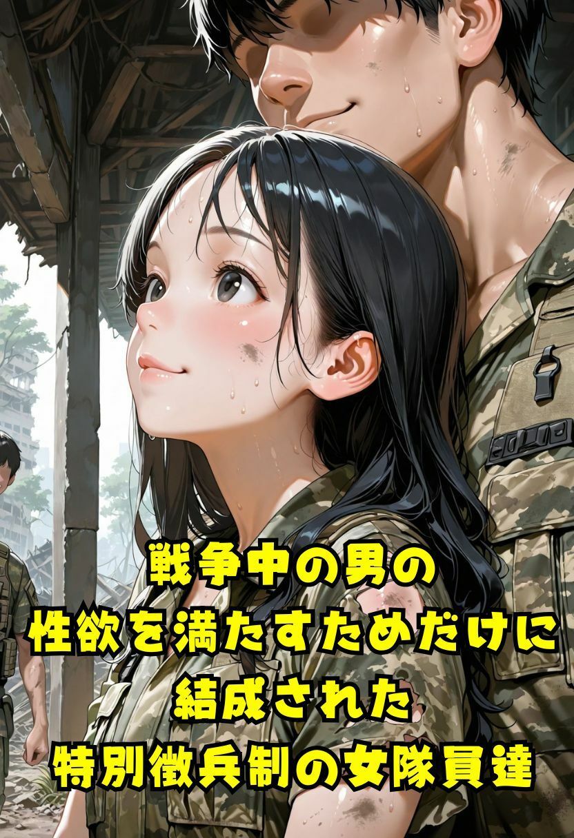 サンプル画像1:争いは辞めてS◯Xしようよ〜特別徴兵制の女隊員〜(ジョニーデッパー) [d_678130]