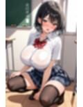爆乳の女子校生を調教して性指導 画像2