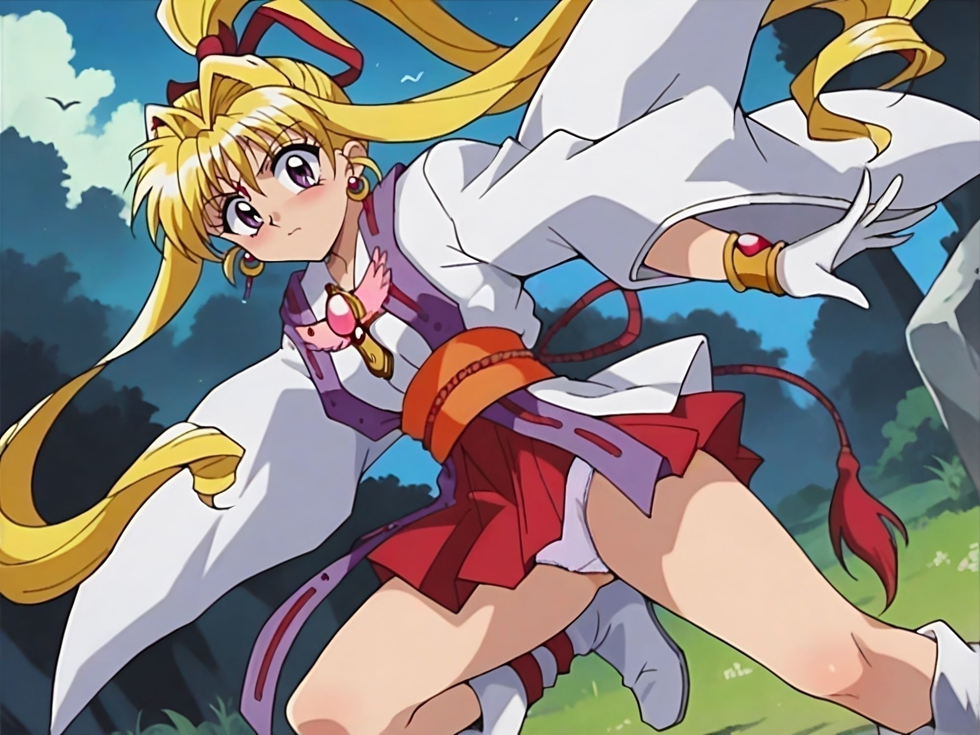 サンプル画像1:神風怪盗ジャ〇ヌパンチラCG集（全100枚）(パンチラManiax) [d_678147]