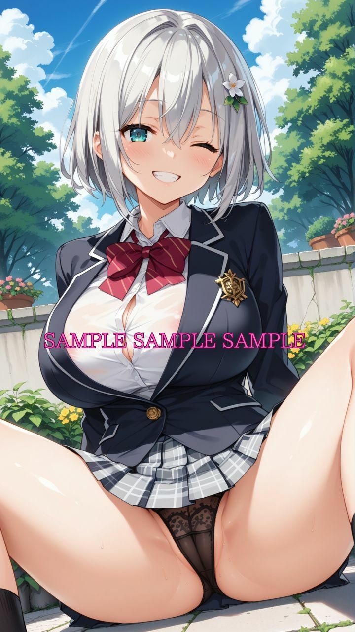 サンプル画像2:男女比1対10000の世界 ブレザー女子とセックスし放題でちんぽが乾く暇もないヤリ放題ハーレムライフ！！Vol.2(TailorFetiAI-Pix) [d_678311]