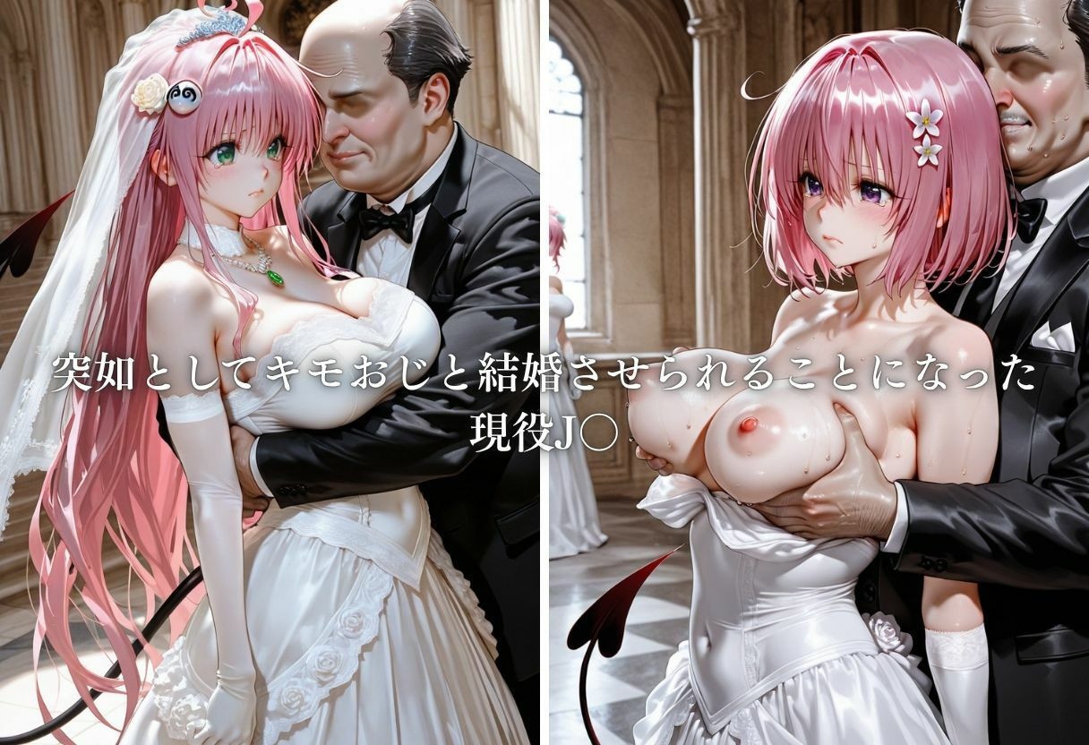 サンプル画像1:変態オジと政略結婚させられる女2(とことこ太郎) [d_678312]