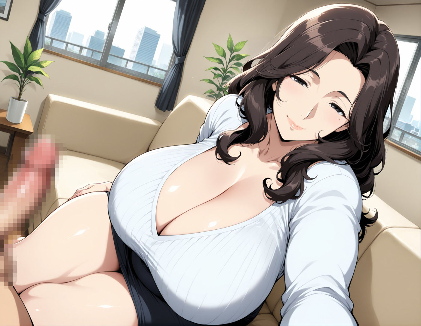 サンプル画像1:えっちな肉感ミセスと絶頂メス堕ちセックス(bananas) [d_678365]