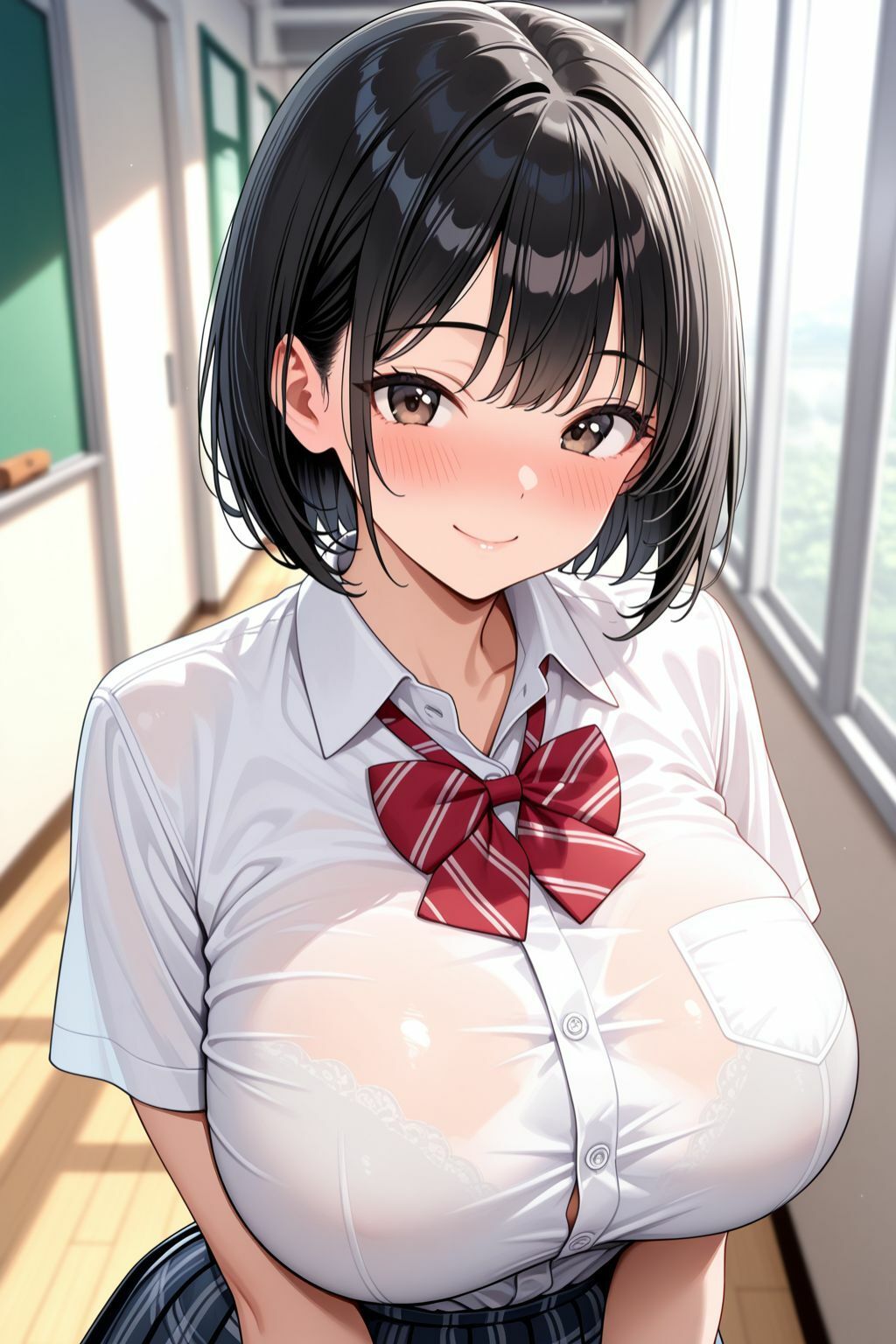 メス堕ちJK全力ピストンでメス堕ちする弱みを脅し強引に種付けされる 画像1