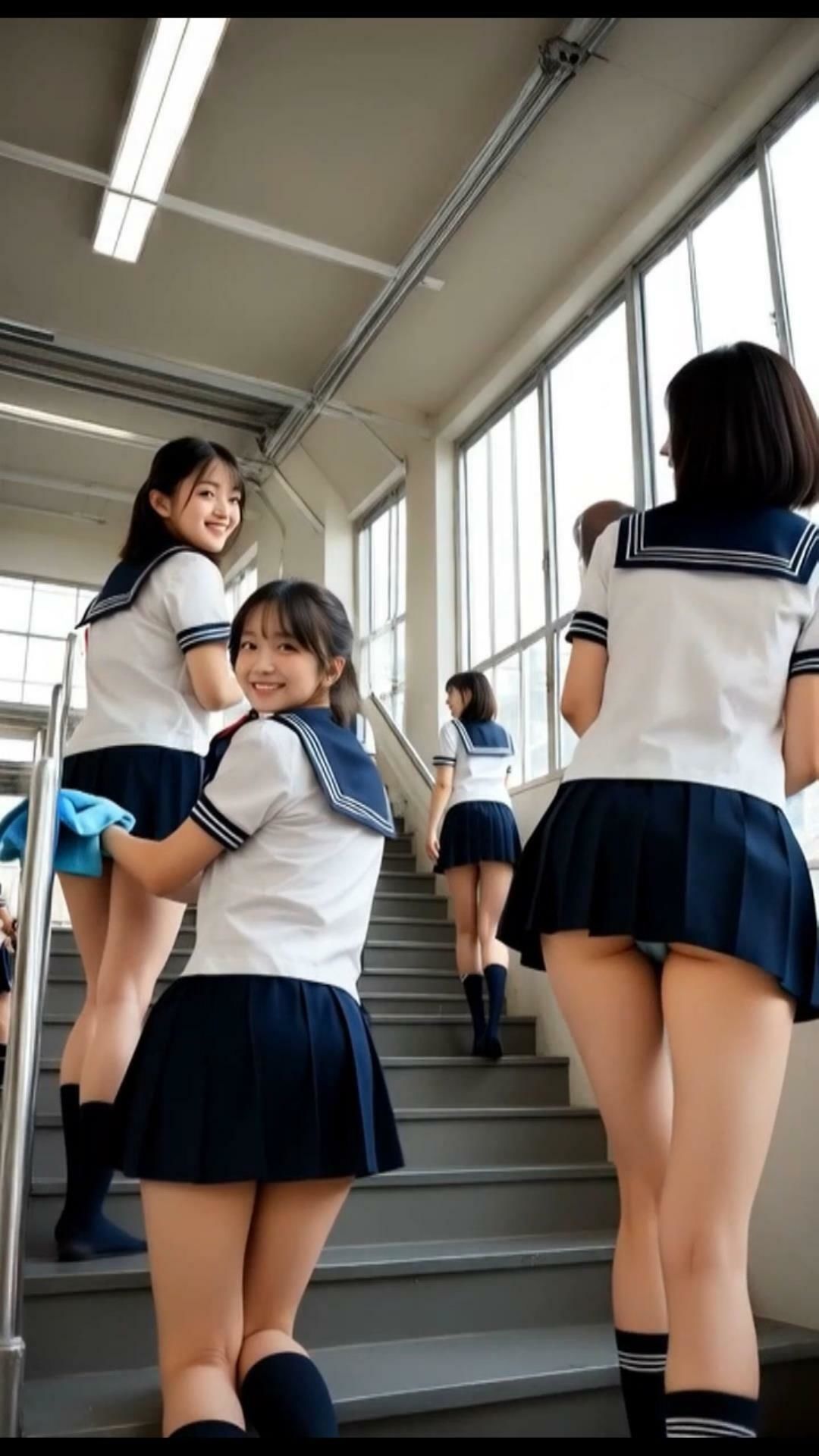 【動画】S級 制服女子 〜掃除編〜 画像5