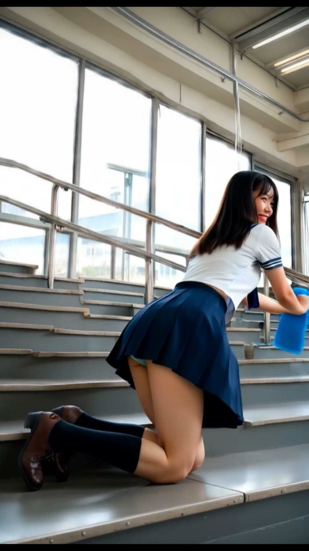 【動画】S級 制服女子 〜掃除編〜 画像9
