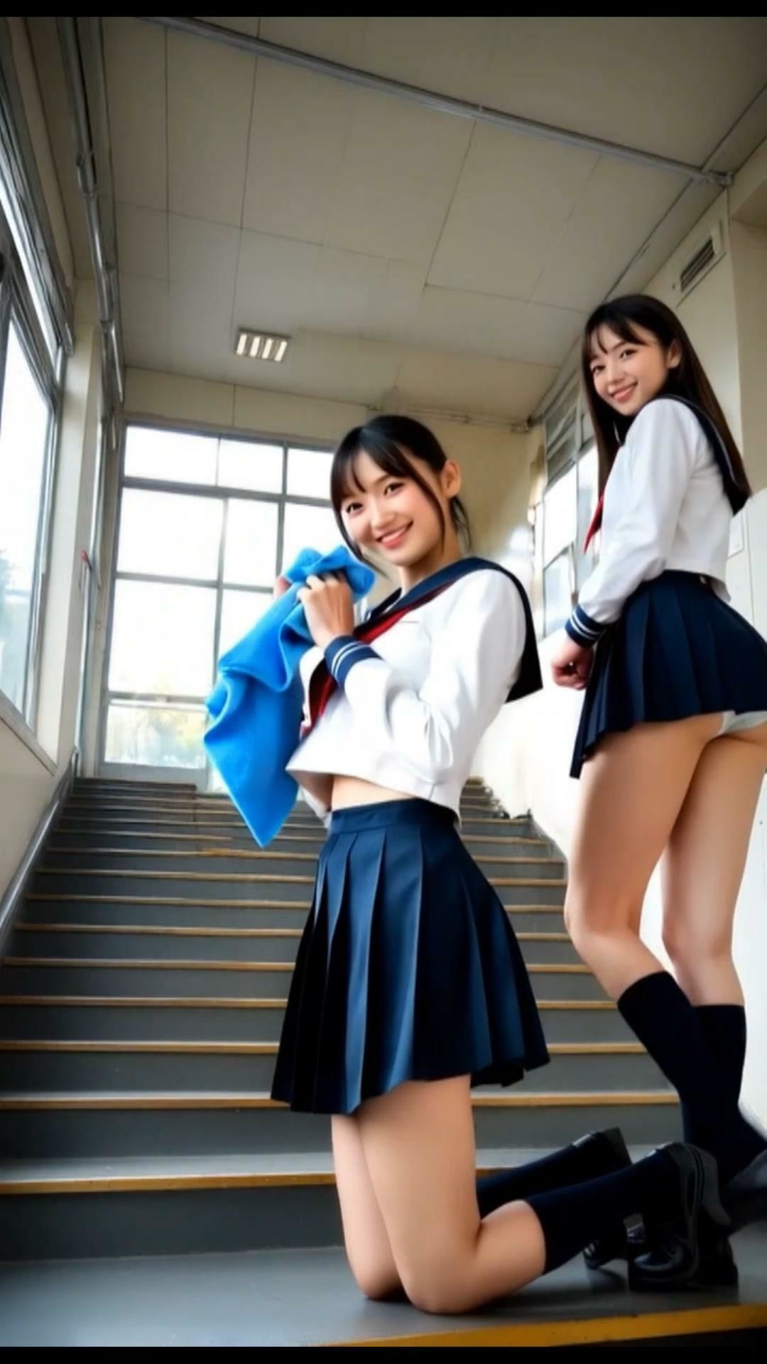 【動画】S級 制服女子 〜掃除編〜 画像10