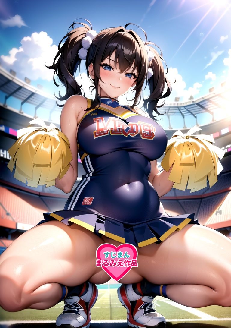 ノーパンチアリーダーのすじまん！ 画像1