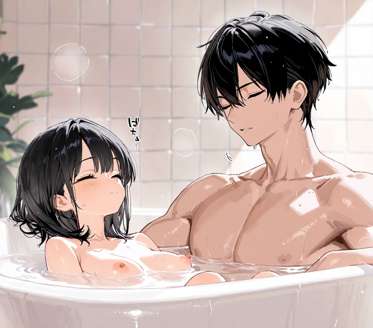 サンプル画像1:大嫌いな女上司と彼女の1人暮らし部屋で時間外指導(黒髪至上主義) [d_678658]