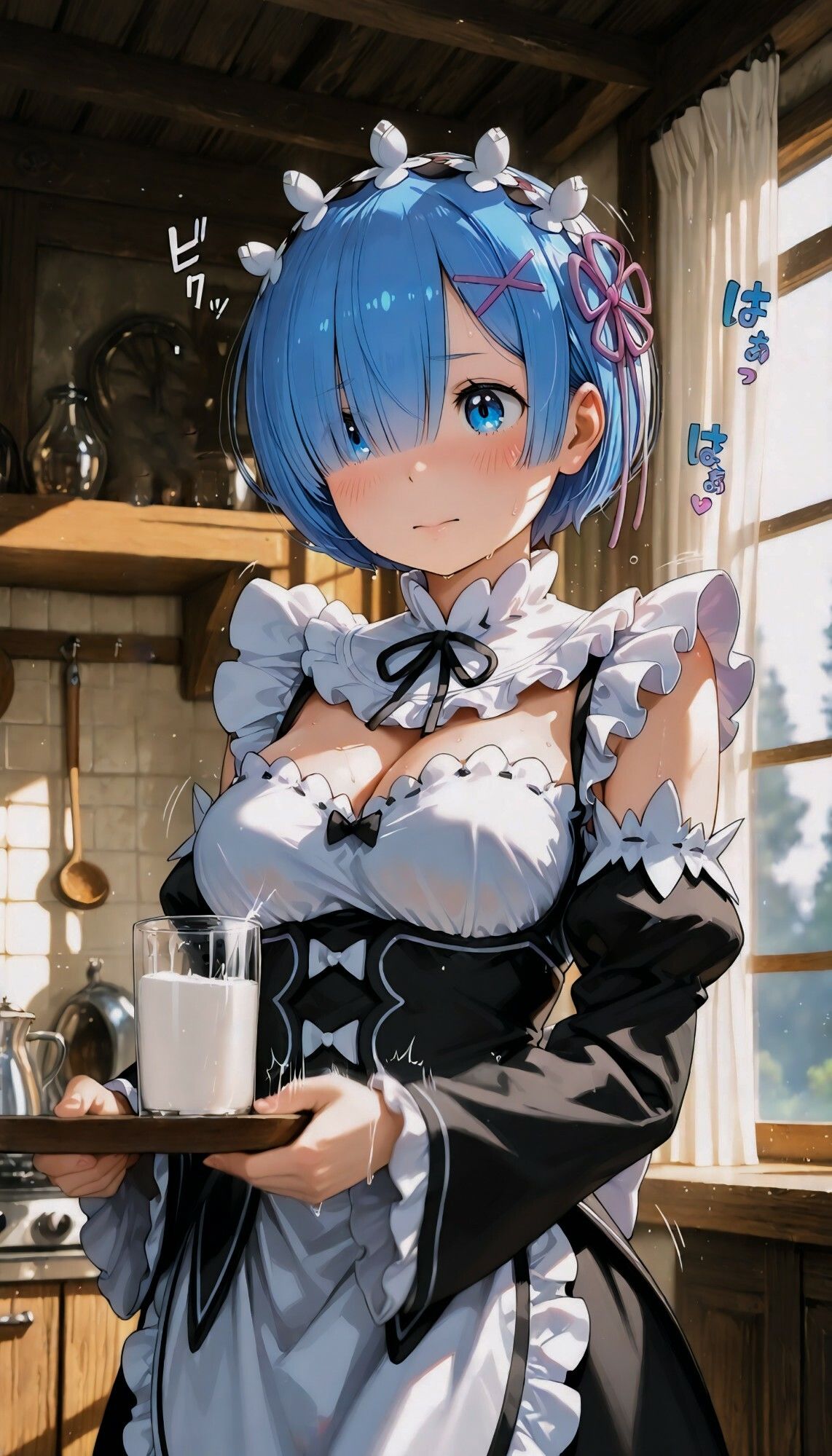 サンプル画像4:ついてるあの娘 Re(竿村の村民) [d_678662]