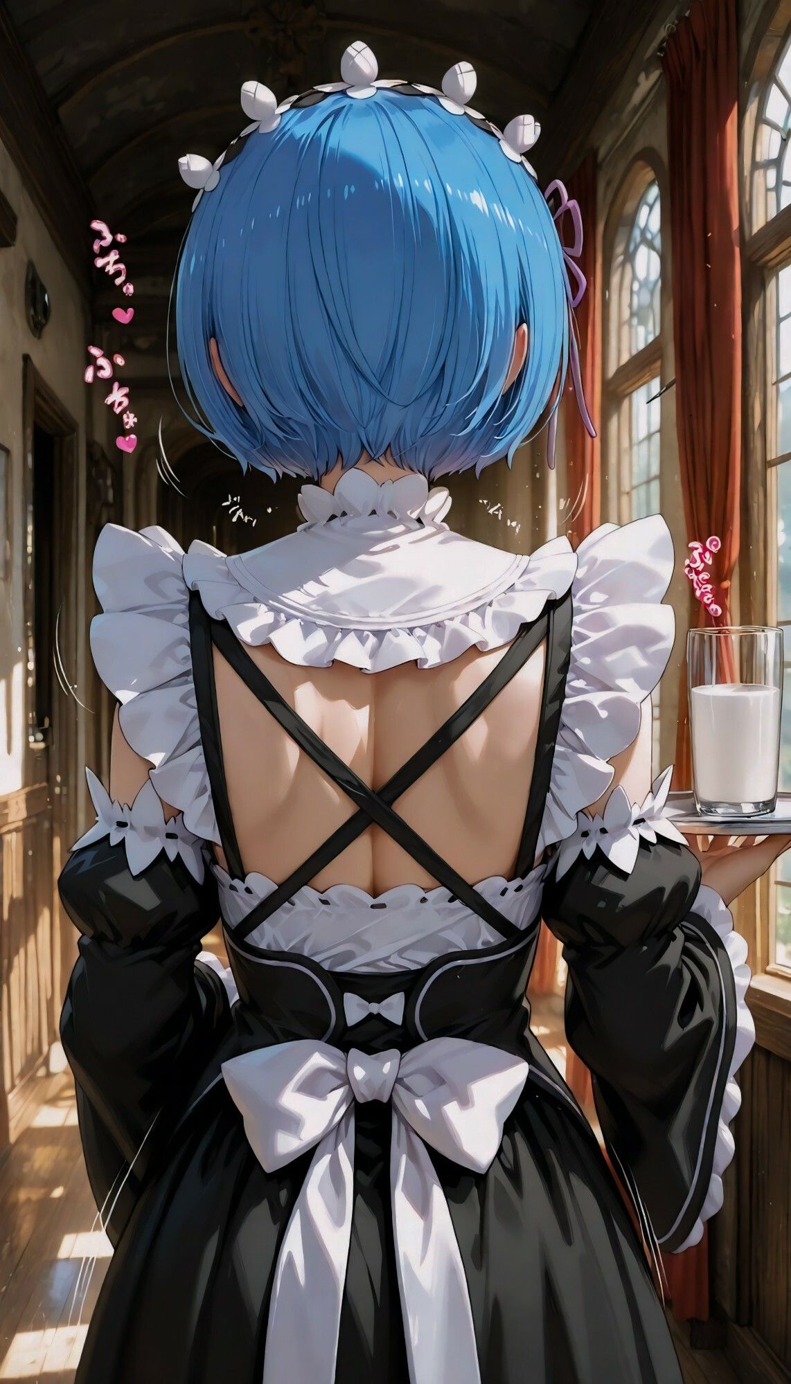 サンプル画像5:ついてるあの娘 Re(竿村の村民) [d_678662]