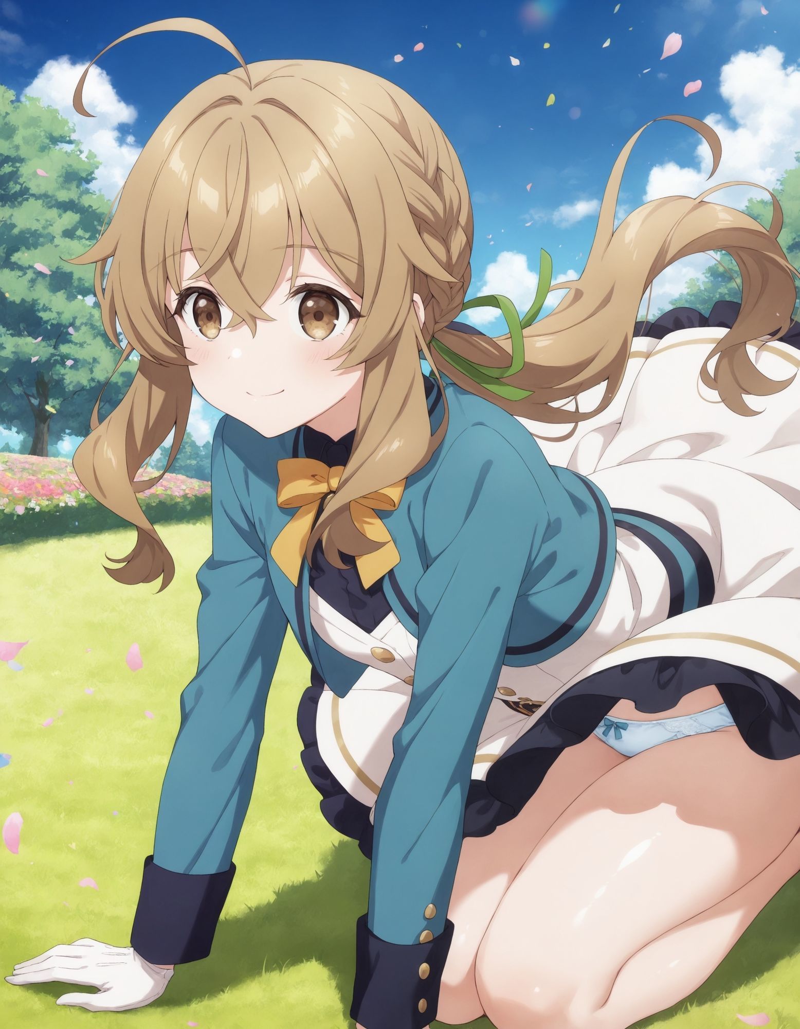 サンプル画像1:モニカ・エヴァ〇ットのパンチラ〜セ〇ンディア制服編〜(D.P.H.) [d_678676]