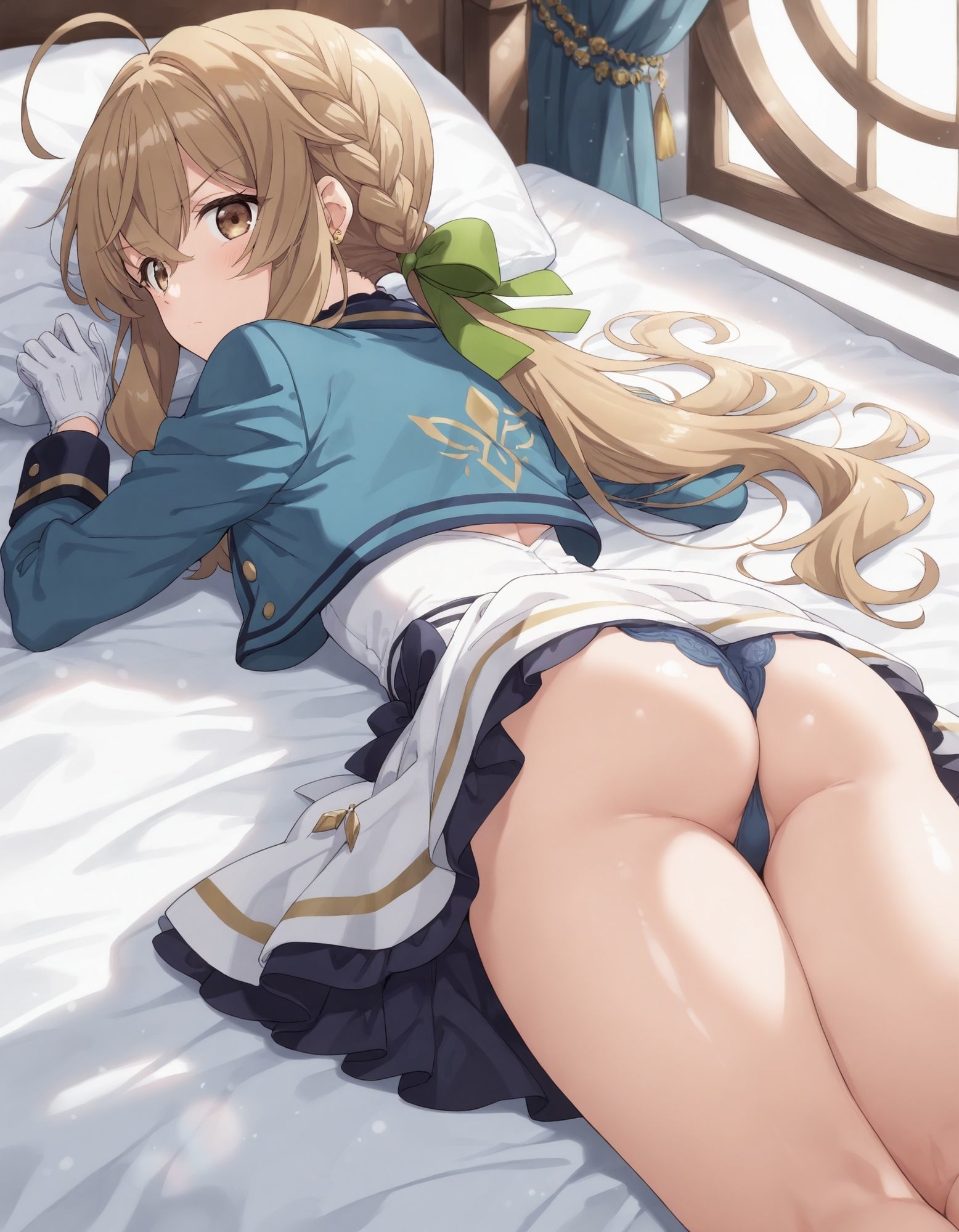 サンプル画像6:モニカ・エヴァ〇ットのパンチラ〜セ〇ンディア制服編〜(D.P.H.) [d_678676]