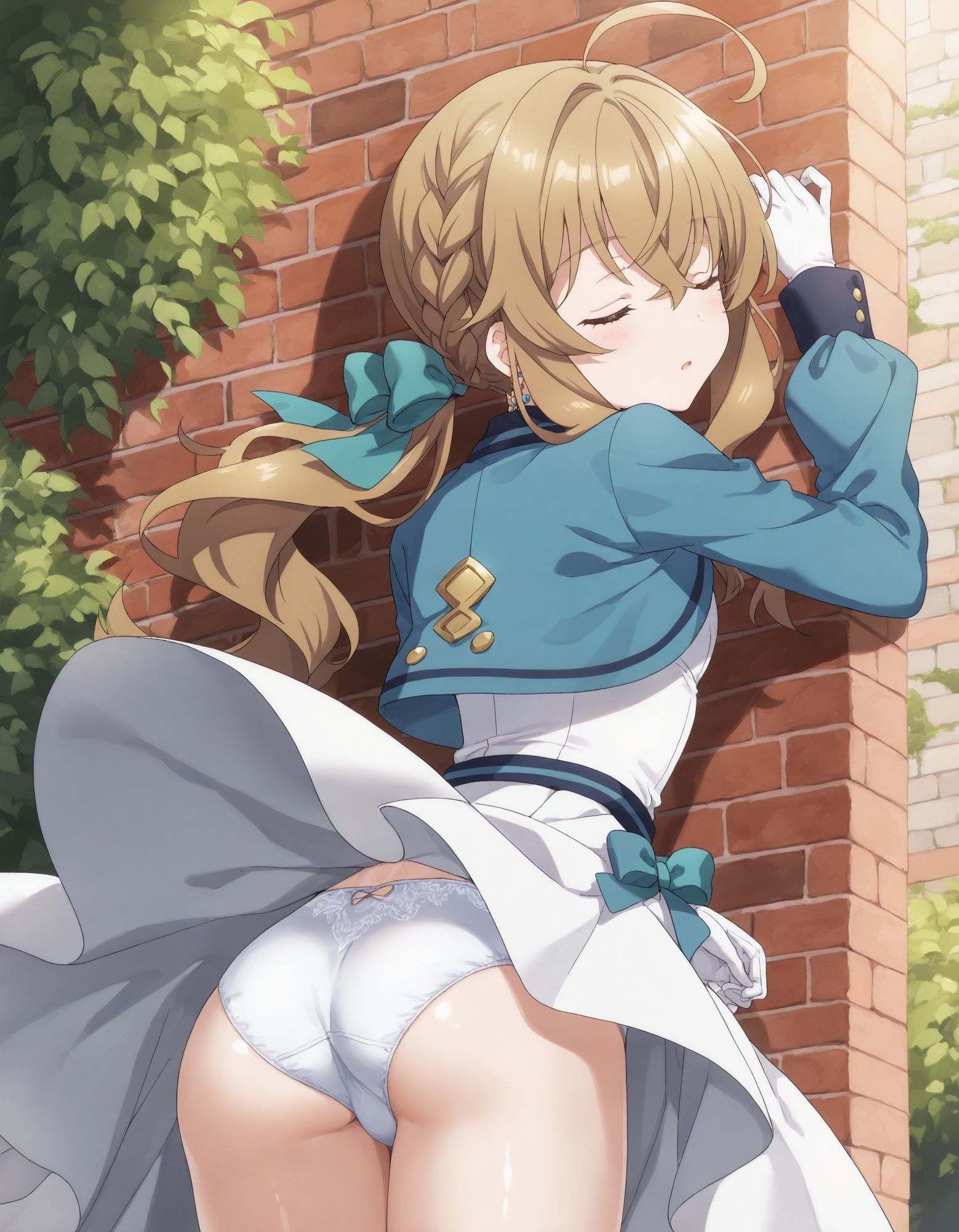 モニカ・エヴァ〇ットのパンチラ〜セ〇ンディア制服編〜 | Baked Strontium