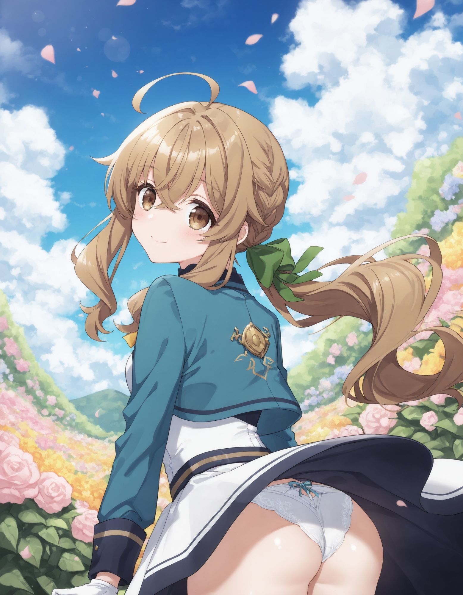 モニカ・エヴァ〇ットのパンチラ〜セ〇ンディア制服編〜 サンプル8