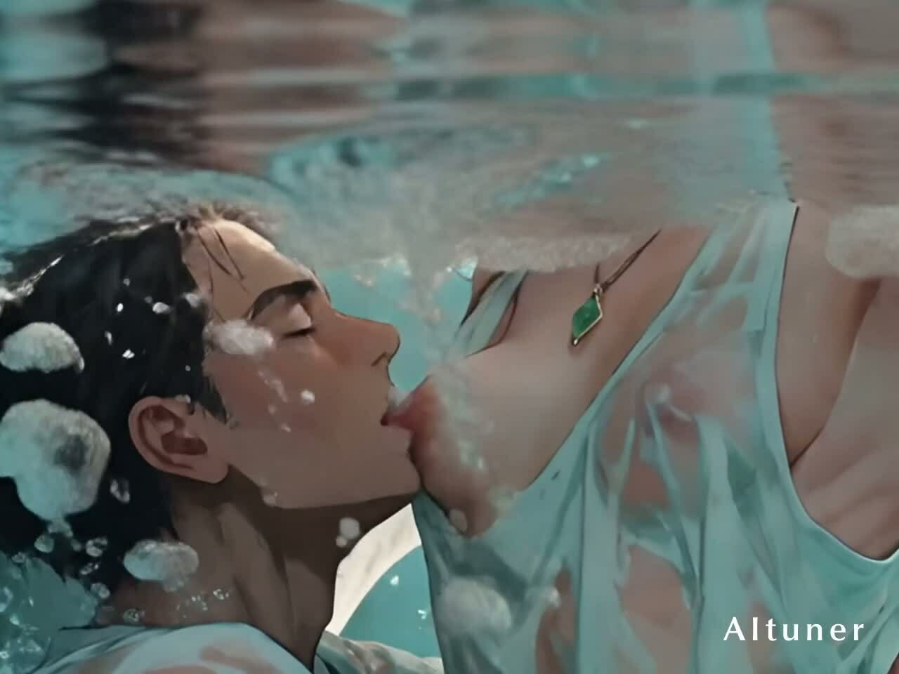 【38分HD】ウォータープレイ ―― 深く沈み、ゆっくり浮かび、吐息を重ねて最後まで。 画像8
