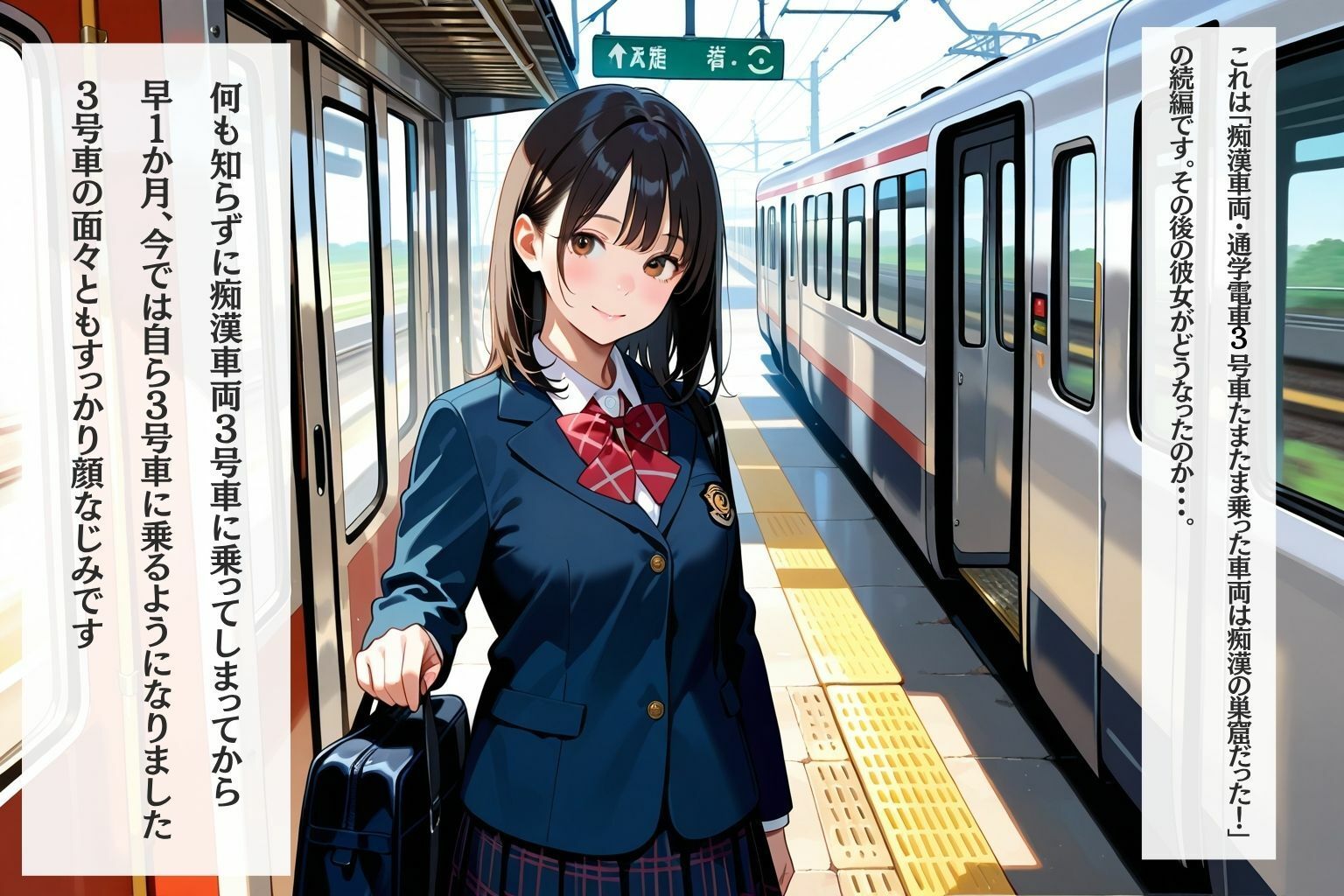 やりまくり電車「おち〇ぽ、いただきます。」 画像1