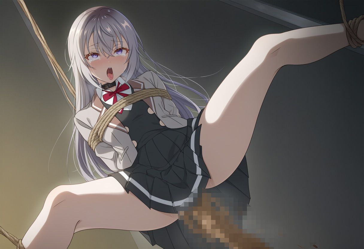 サンプル画像1:羞恥！監禁されたアー◯ャの拘束！失禁！脱糞！(ニッチマン) [d_678893]