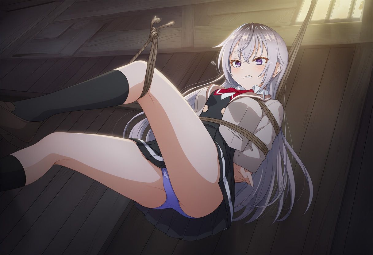 サンプル画像3:羞恥！監禁されたアー◯ャの拘束！失禁！脱糞！(ニッチマン) [d_678893]