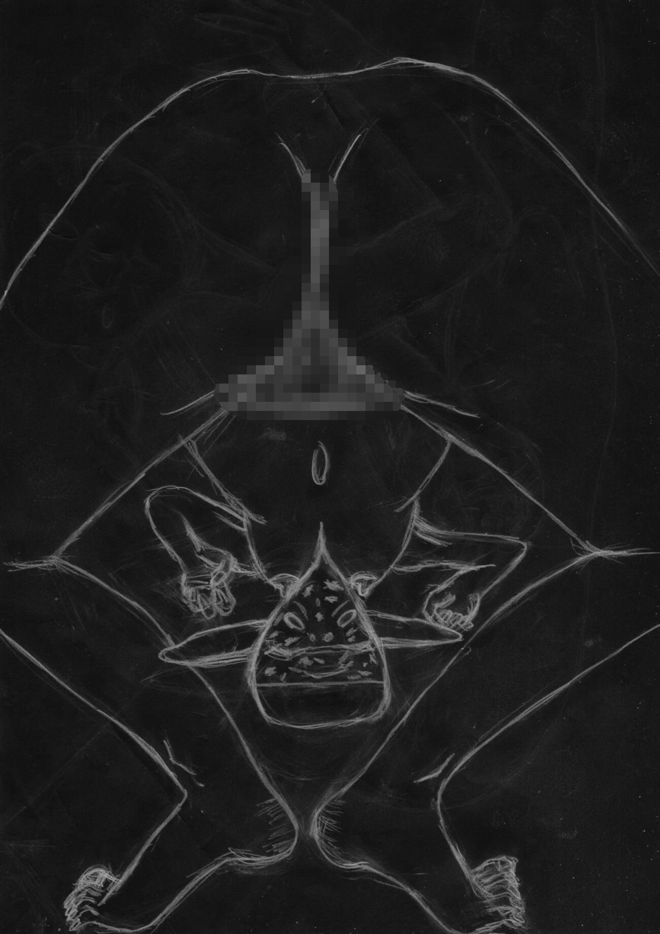 黒よりも黒いエロティックホラー黒戯絵集「マネキンポーズ3」 画像9