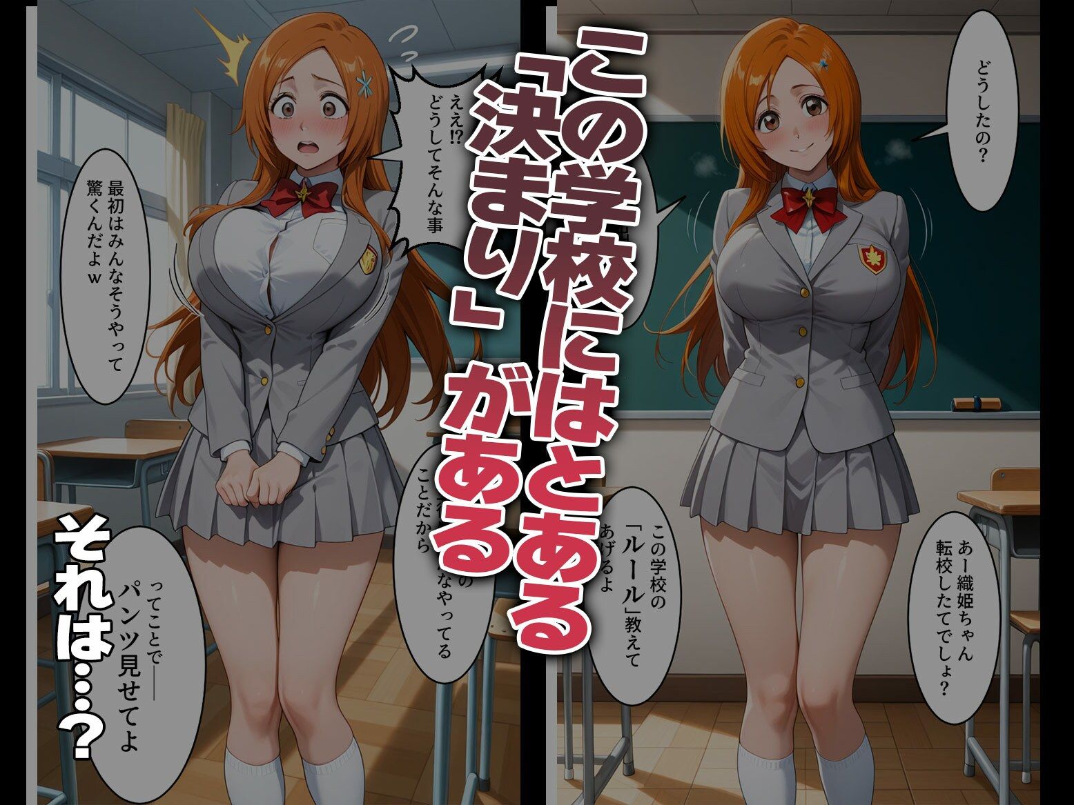 サンプル画像1:強●性処理学校 私たちこのクラスのオナホです 乱●＆●姫編(たこ焼きマン) [d_678911]