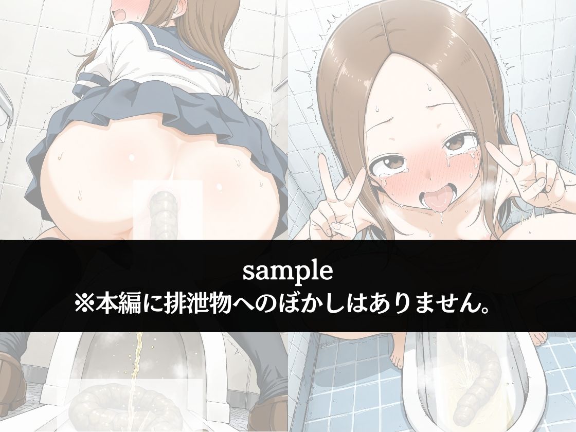 サンプル画像2:極太ウンコトイレ乱入〜絶対に見られたくない姿〜高〇さん(極太黄金堂) [d_678956]