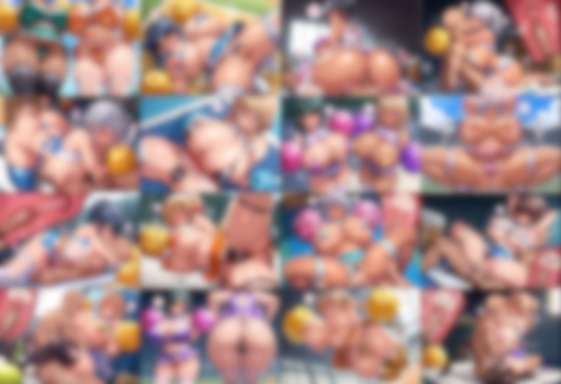 爆乳チアガール × ハミ毛 DE 応援 画像7