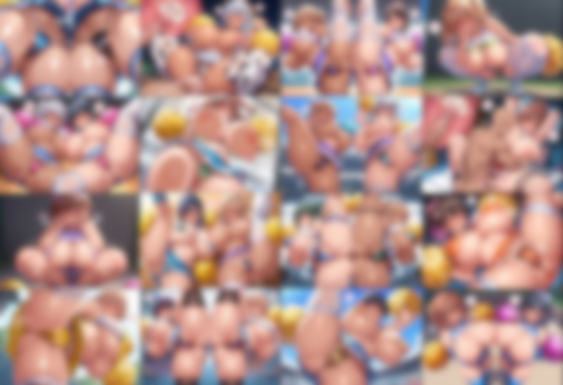 爆乳チアガール × ハミ毛 DE 応援 画像8